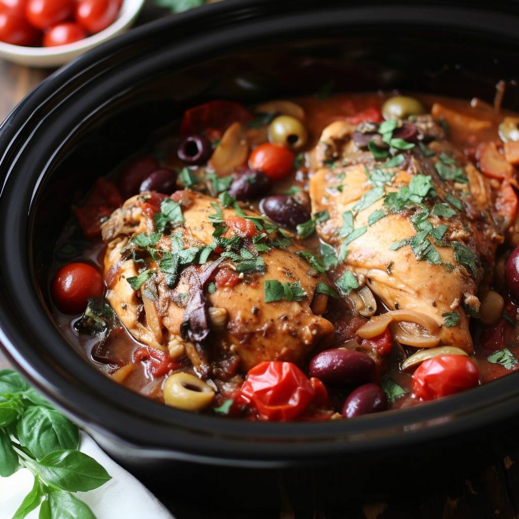Delicious Slow Cooker Tuscan Chicken