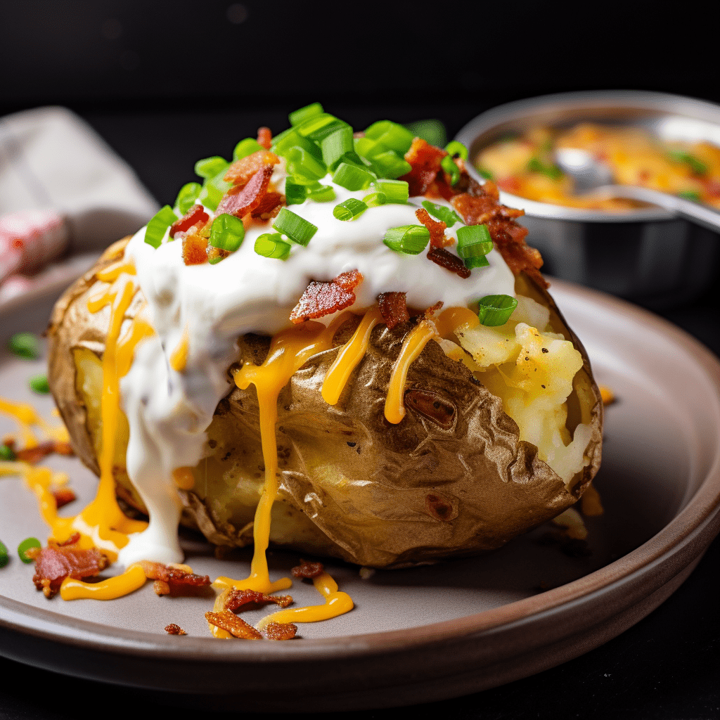 baked potatoes

